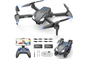 SOTAONE S350 Drone with Camera for Adults, Mini Drones for Kids with 1080P HD FPV Live Video, Remote Control Helicopter Toys Gifts for Boys Girls, Altitude Hold, One Key Start, 3D Flips, 2 Batteries