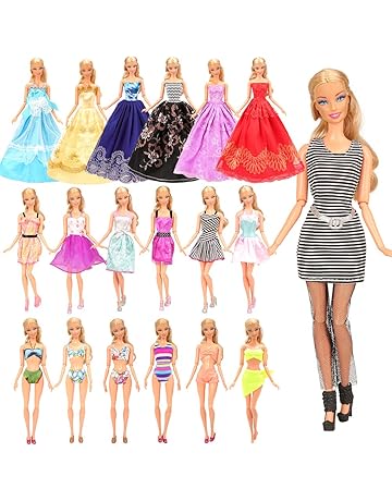 Puppenkleidung Kleid Outfit Kleidung Set Fur 18 Zoll American Girl Doll Geschenk Blau Zeagro Puppenkleidung Bekleidung Schuhe Spielzeug