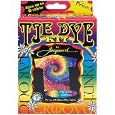 Jacquard Funky Groovy Tie Dye Kit - Includes Pre-Measured Procion MX Dye in Magenta Turquoise and Yellow - with Soda Ash Dye Fixer