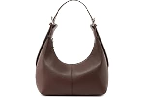 NIUEIMEE ZHOU Hobo Bags for Women Soft Vegan Leather Crescent Shoulder Handbag Slouchy Tote Crossbody Purses