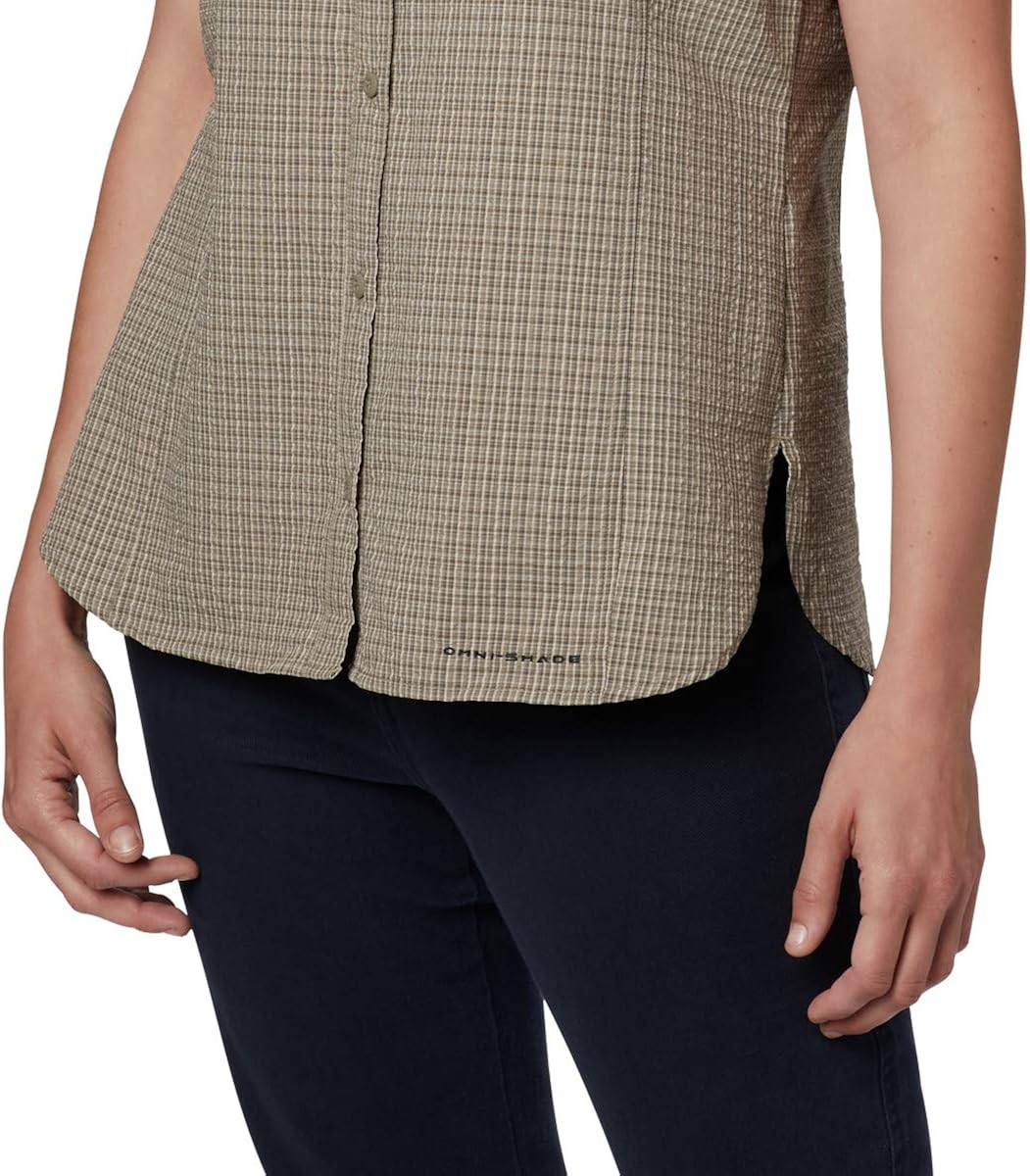Columbia Women's Silver Ridge Novelty Short Sleeve Shirt, Moisture Wicking : Clothing