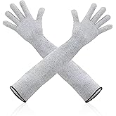 Wshxjzyay 1 Pair Cut Resistant Sleeves for Arm Work Protection Safety, Protective Sleeves for Arms for Men, Cut Resistant Arm Sleeves Level 5, Protective Sleeves for Arms Cut Resistant