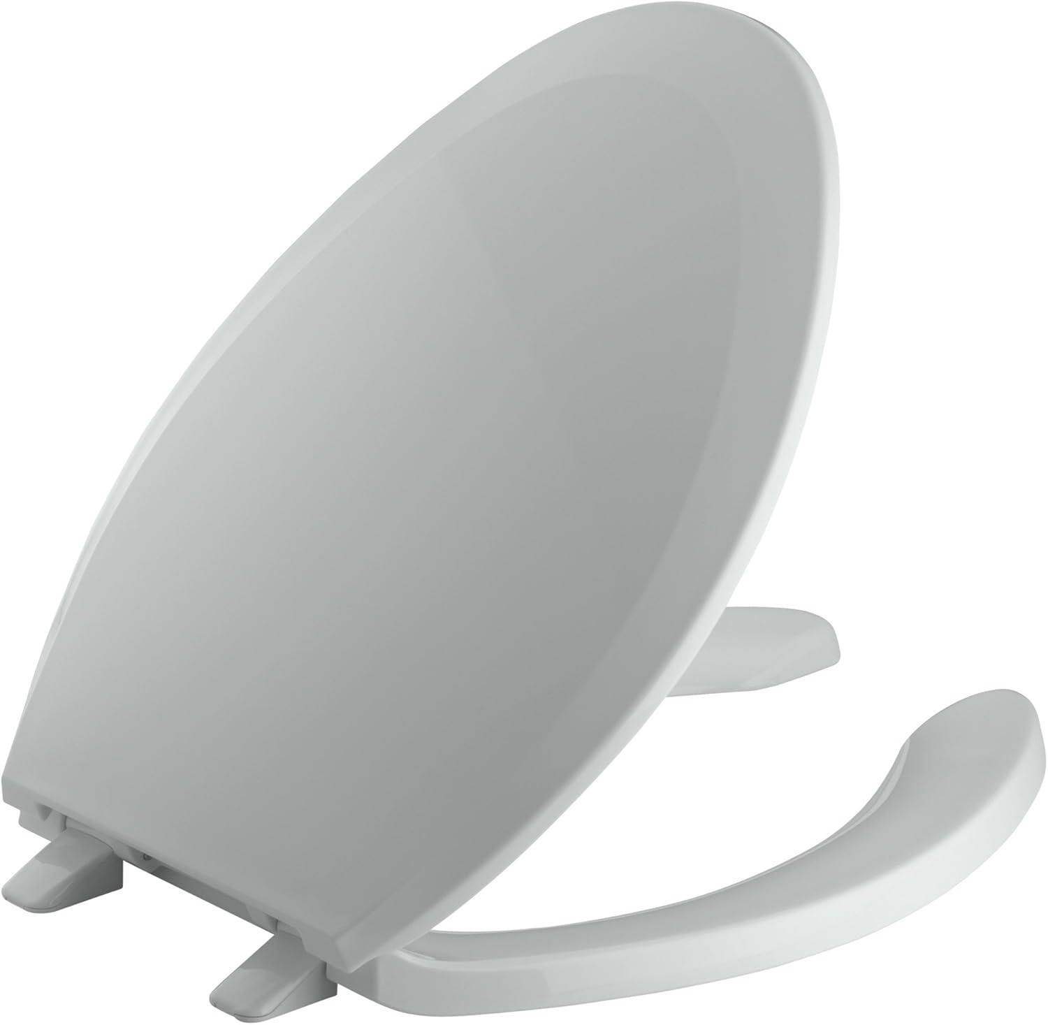 Best elongated toilet seat ice grey slow close