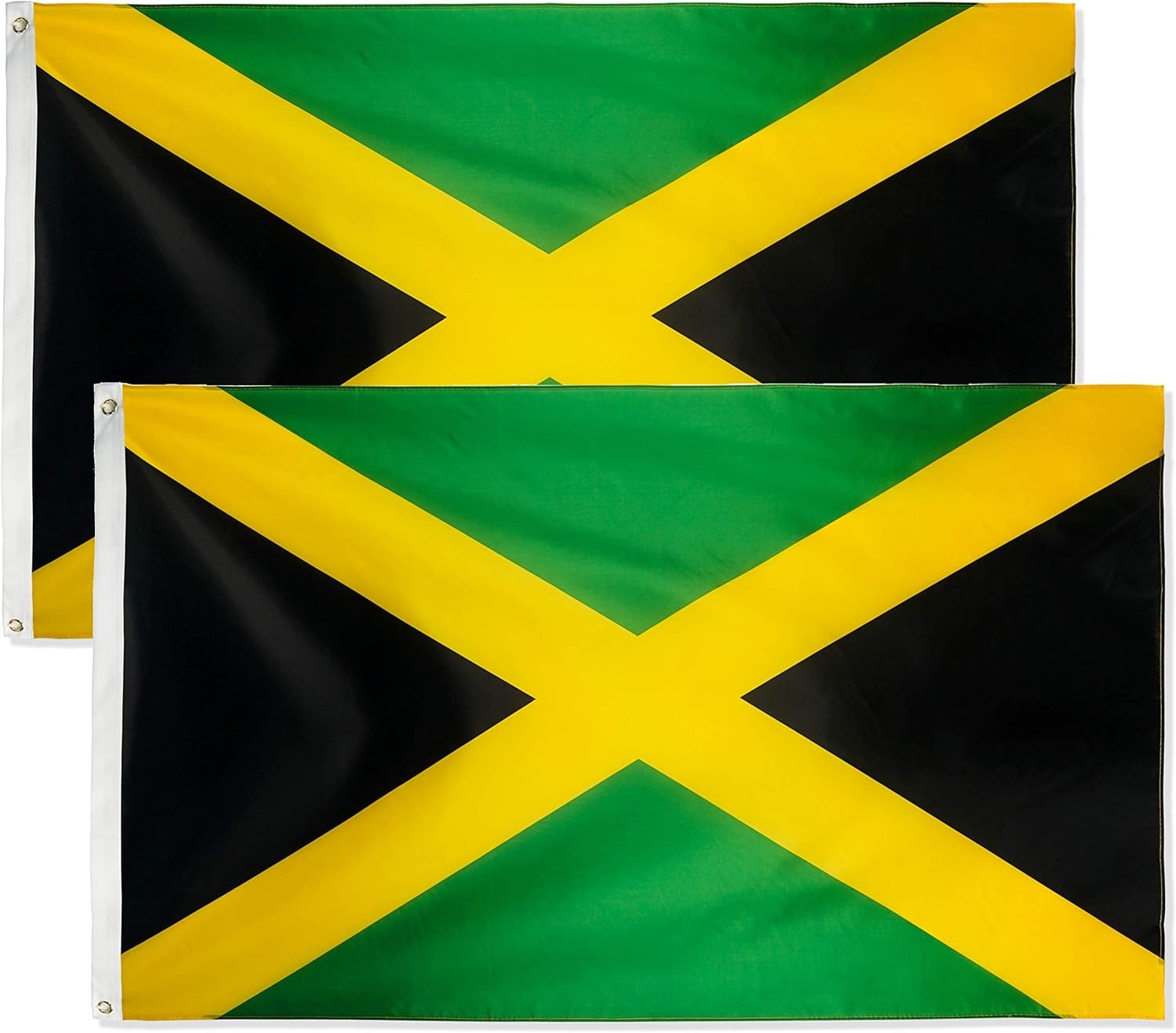 DANF 2 Pack Jamaica Flag 3X5 FT Jamaican National Flags