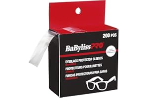 BaBylissPRO Disposable Eyeglass Protector Sleeves, 200 sleeves per box, 1 Count