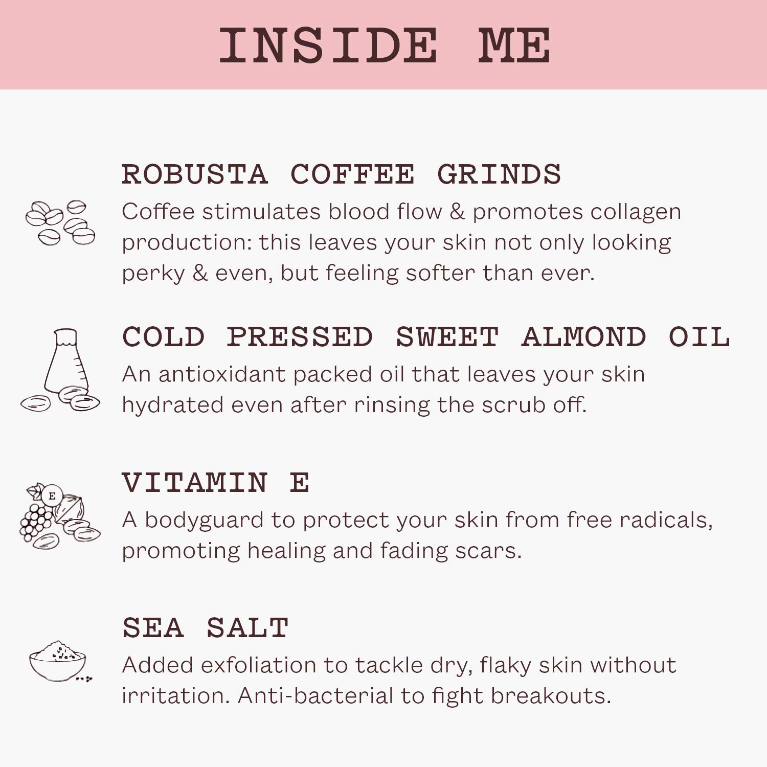 Frank Body Original Coffee Scrub | Natural & Cruelty Free Exfoliating Body Scrub | Hydrating Vegan Scrub Skin Care | Effective For Stretch Marks, Acne, Cellulite | 1ct, 200g -- 7.05oz : Beauty