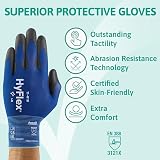 Ansell HyFlex 11-618 Mechanics Gloves Abrasion-Resistant PU Coated 12 Pairs M view 2