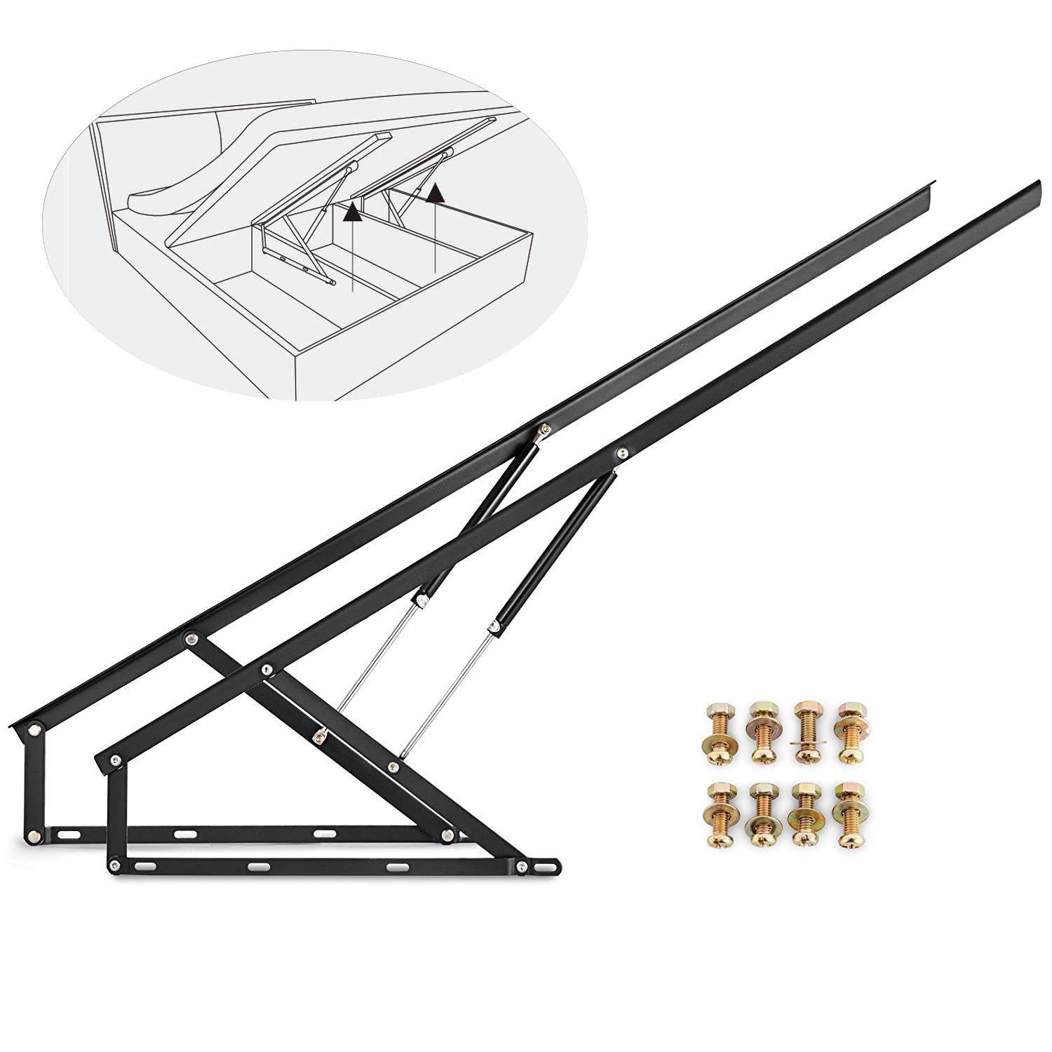 BDFA 90Kg 185LB Se Pliant Le Matériel De Charnière De
