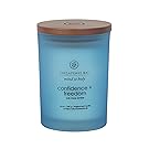 Chesapeake Bay Candle Mind & Body Medium Scented Candle, Confidence + Freedom (Oak Moss Amber)