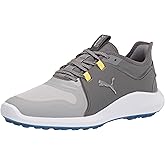 Puma Men's Ignite Fasten8 Golf Shoe, High Rise-Puma Silver-Quiet Shade, 10M