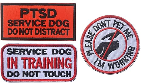 service dog patches amazon