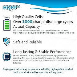 HQRP Battery 2-Pack Compatible with Sennheiser