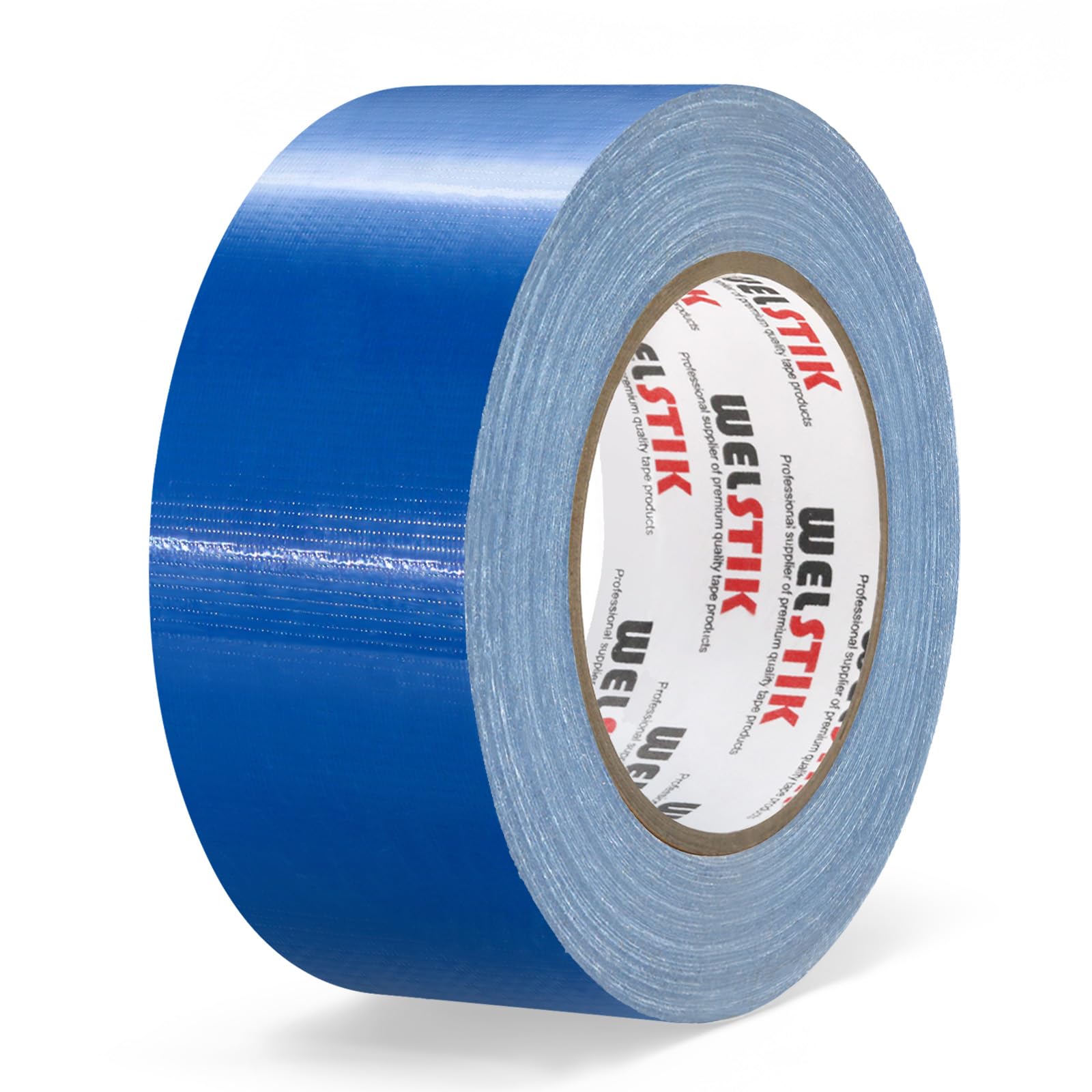 WELSTIK Blue Duct Tape Waterproof,Colored Gaffer Tape for Repairs, DIY, Crafts, Indoor Outdoor Use,50mm X 41M, 7.5 Mil Thick,Blue