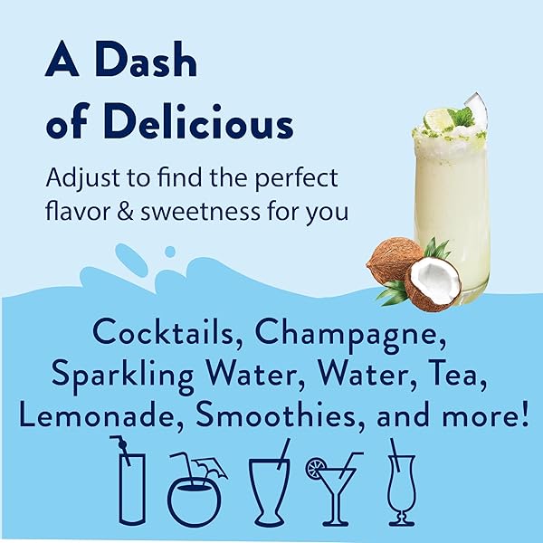 JORDAN’S SKINNY MIXES SUGAR FREE SYRUP, COCONUT FLAVOR, FRUIT FLAVORED WATER ENHANCER, DRINK MIX FOR ICE TEA, LEMONADE & MORE, ZERO CALORIE FLAVORING, KETO FRIENDLY, 25.4 FL OZ, 1 PACK