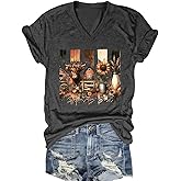 Women Cowgirl Shirts Vintage Farm Country T Shirts Funny Cow Graphic Tees Short Sleeve Tops