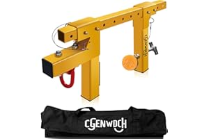 Portable Parapet Adjustable Non-Penetrating Anchor, Reusable Parapet Anchor Clamp for Temporary Fall Arrest Anchorage, Fit Pa