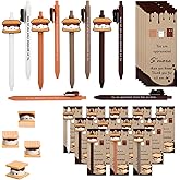 Xuqiakw 24 Set Appreciation Gifts for Coworkers Bulk,Marshmallow Employee Appreciation Gifts,Inspirational Marshmallow Funny Pens with Thank You Cards & Toys for Employee Teacher Team