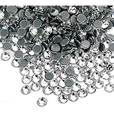 Dowarm 1440 Pieces Crystal Clear Hotfix Crystals, Hot Fix Rhinestones for Crafts Clothing, Flatback Glass Gems for Dance Costumes (SS20)