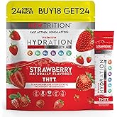 NewTrition Hydration Powder, Electrolyte Powder Packets, Naturally Flavored Hydrating Packets for Water, Fast Acting Hydrate