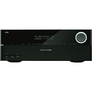 Harman/Kardon AVR 370 125-Watt Wireless AV-Receiver mit (7.2-Kanal Audiosystem, Acht HDMI-Anschlüssen, WLAN, 3D-fähig, DLNA, 