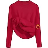 Zeagoo Women's Fleece Sherpa Lined Sweater Mock Neck Long Sleeve Thermal Shirt 2026 Fall Winter Fuzzy Knit Jumper Tops S-XXL
