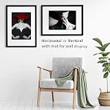 EGOFINE A2 Picture Frame Set 100% Solid Wood Black 42 x 59.4 cm view 4