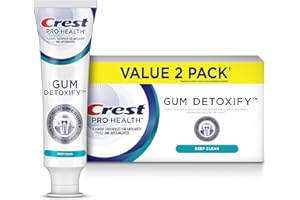 Crest Pro-Health Toothpaste Gum Detoxify Deep Clean, 220 mL Total (2 Count of 110 mL Each)