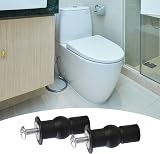 SZCXDKJ 4 Pack Toilet Seat Screws Universal Rubber Hinges Bolts WC Blind Hole view 7