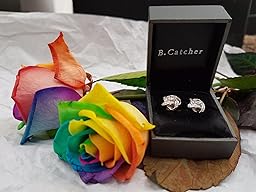 Orecchini In Oro Massiccio 14 Carati Orecchini A Perno In Oro 14k Con Zirconi - Solitario Tondo, Fondello A Vite, Misure 2-8 Mm AAAAA Certification