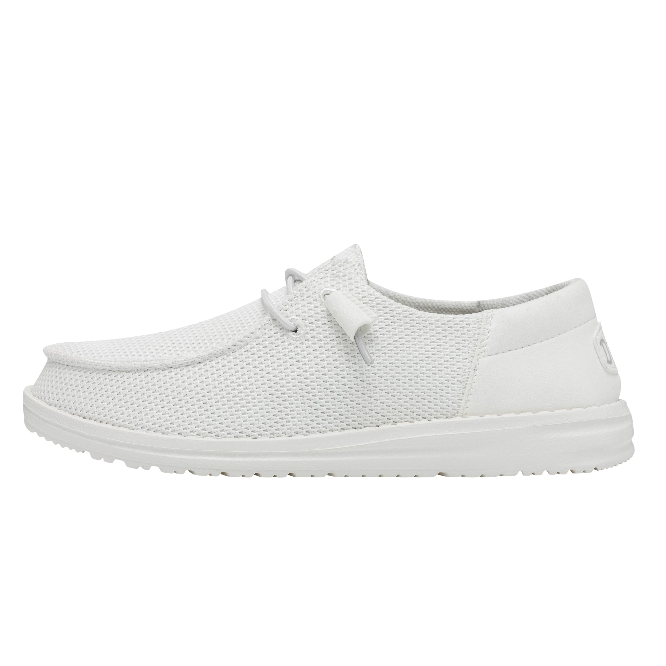 HEYDUDE Women's Wendy Funk Mono, White Size 9 | Lightweight Slip On with Cushioned Comfort and Easy On Design Image