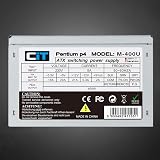 CiT Micro SFC 400W PSU mATX Compact ATX Silent Fan Dual SATA Molex M-400U Grey view 6
