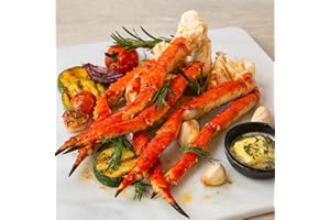 OCEANZEN: Wild Caught Southern King Crab Legs Flash Frozen for Premium Freshness (2 lbs)
