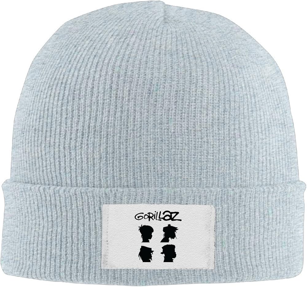 Gorillaz Band Members Silhouette Hipster's Hats Beanies Amazon.ca Clothing & Accessories
