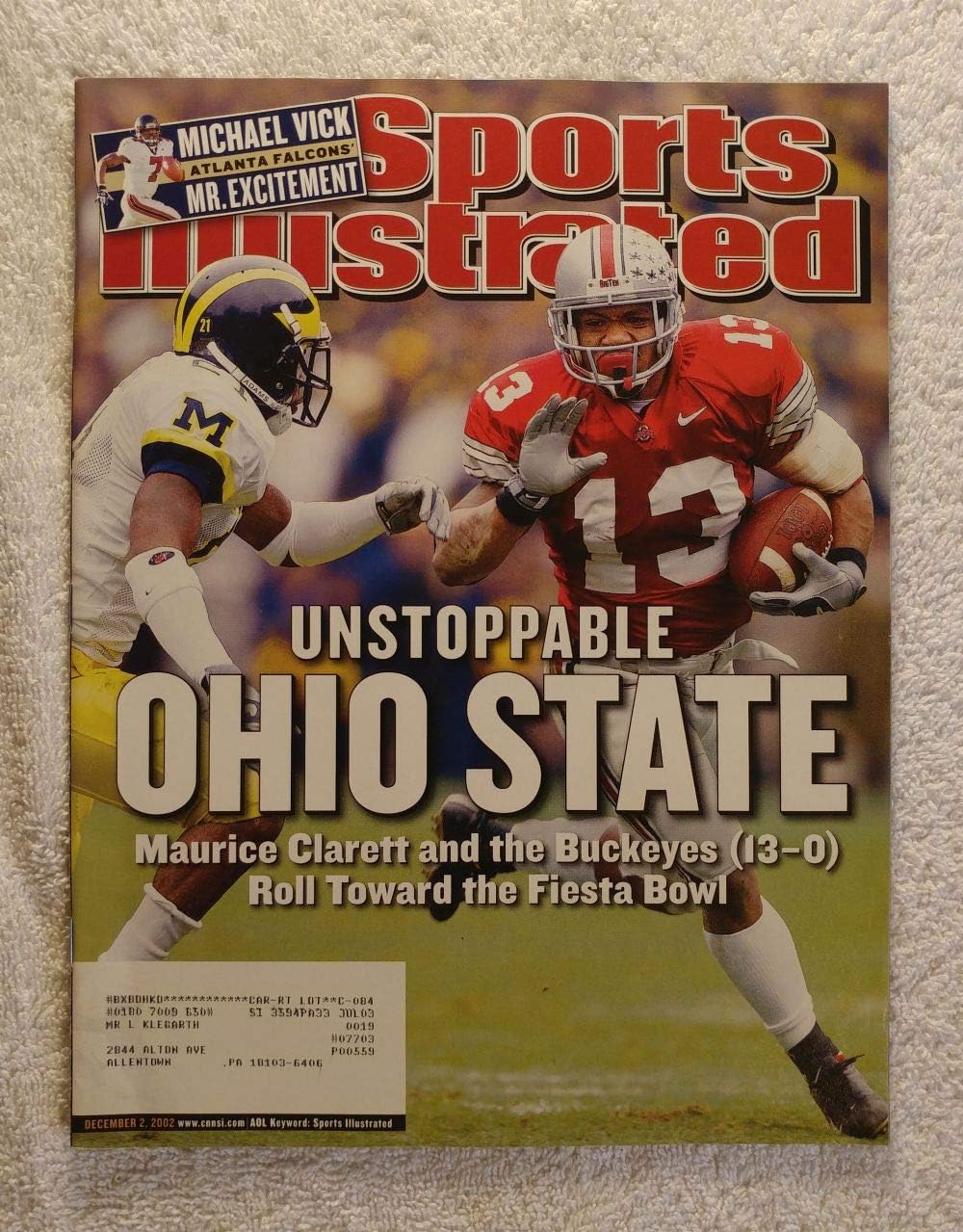 maurice clarett ohio state jersey