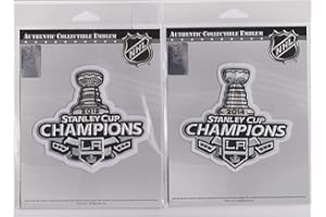 NATIONAL EMBLEM 2012 & 2014 NHL Stanley Cup Final Champions L.A. Los Angeles Kings Patch Combo