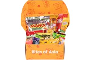 Mashi Box Asian Mystery Mini Snack Box - 18 Items - Includes 1 Full Sized Item with Snack Variety from Japan, Korea, China, Vietnam, Indonesia, etc