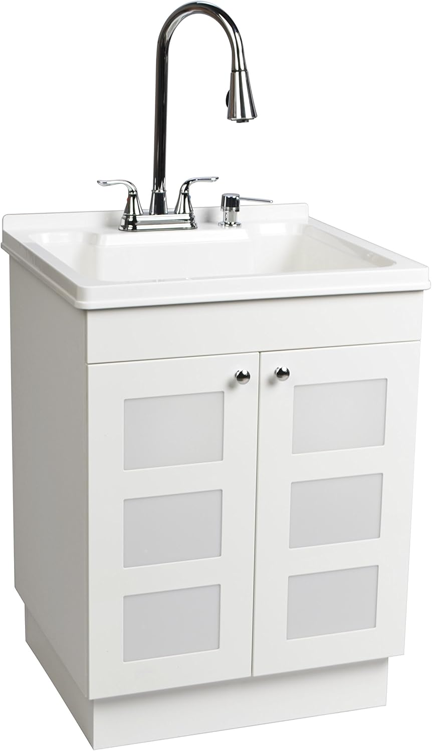Exquisite Utility Sink and Kit 29" H X 25.3" W X 21.8" D