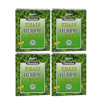 Khadi Herbal Black Mehndi - 80g (Set of 4)