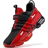 JMFCHI Boys Girls Kids' Sneakers Knitted Mesh Sports Shoes Breathable Lightweight Running Shoes for Kids Fashion Athletic Casual Shoes