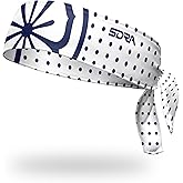 Suddora Daniel-San Lotus Headband, Lightweight and Breathable Tie Style Athletic Headband for Karate, Running, Cycling, Tennis, Versatile Head Gear for Ninja Costumes, Cosplay, Halloween