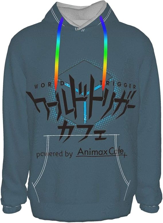 Amazon Co Jp 個性的なデザイン ワールドトリガー3 パーカー メンズ 長袖 フード付き プルオーバー パーカー ス おおきいサイズ カジュアル 春秋冬ジャージ 服 ファッション小物