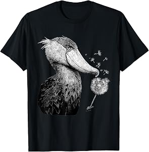 Shoebill Stork Bird Animal African Bird Aztec Mayan Bird T-Shirt