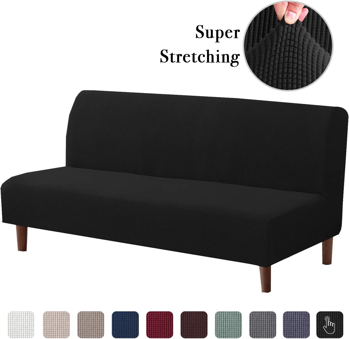 Stretch Armless Futon Covers Full Queen Futon Couch Covers