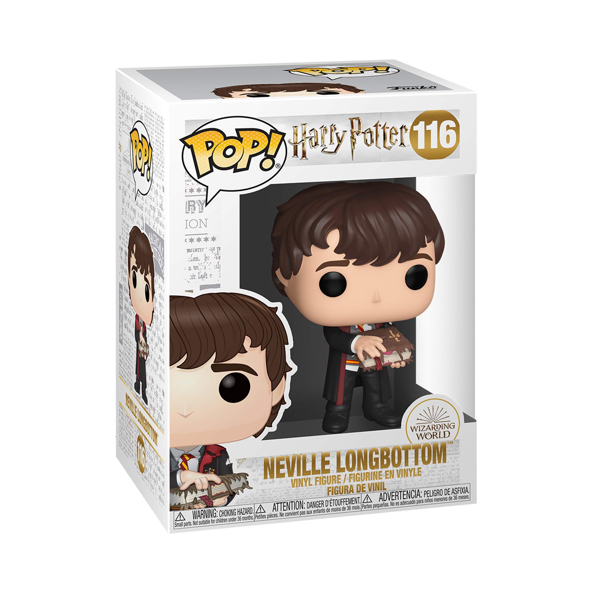 Funko POP! Harry Lily Potter-Neville With Monster Book - Collectable Vinyl Figure - Gift Idea - Official Merchandise - Toys for Kids & Adults - Movies Fans - Model Figure for Collectors and Display