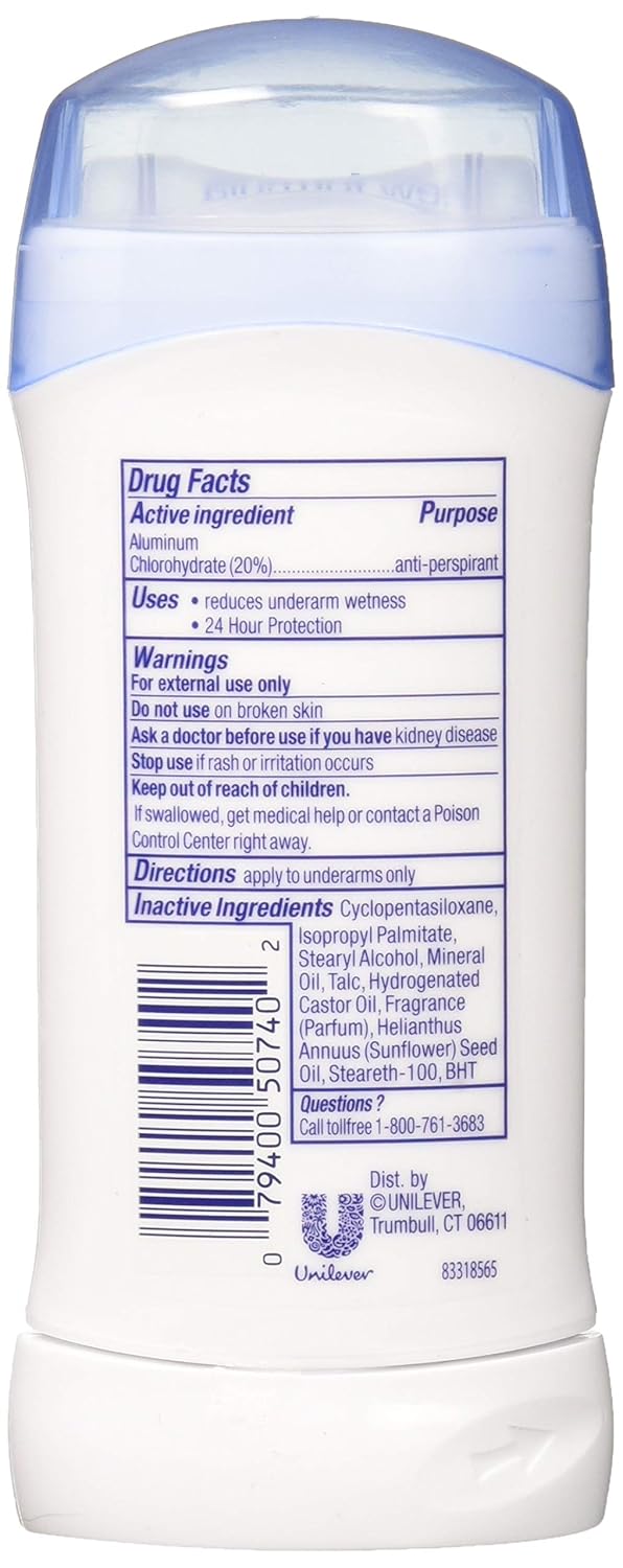 ZDove Anti-Perspirant Deodorant, Sensitive Skin 2.60 oz (Pack of 3) : Antiperspirant Deodorants : Beauty