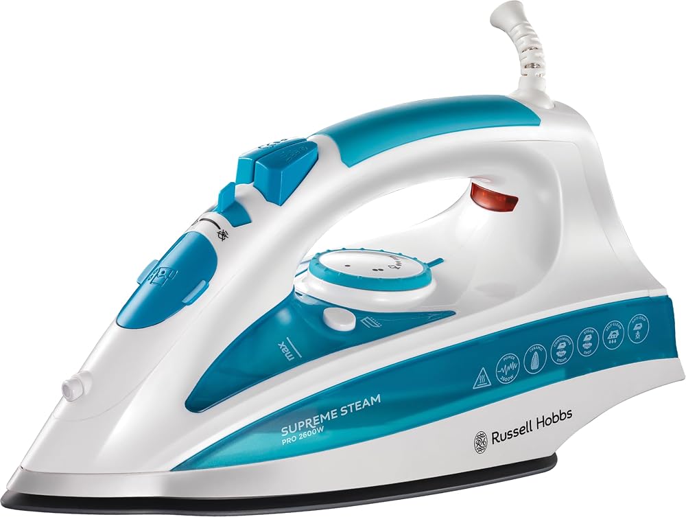 Russell Hobbs Steam Glide Pro Iron 2600W 210g Boost 70g Steam Output
