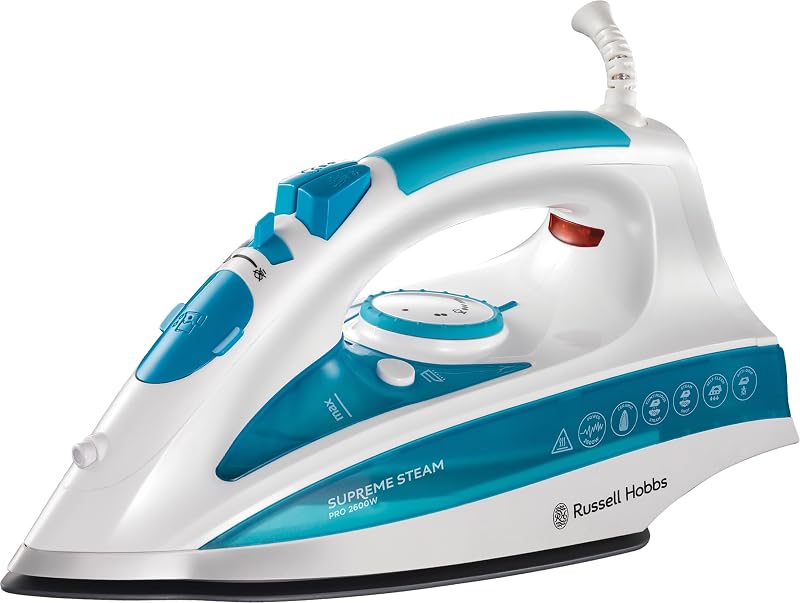 Russell Hobbs Steam Glide Pro Iron 2600W 210g Boost 70g Steam Output