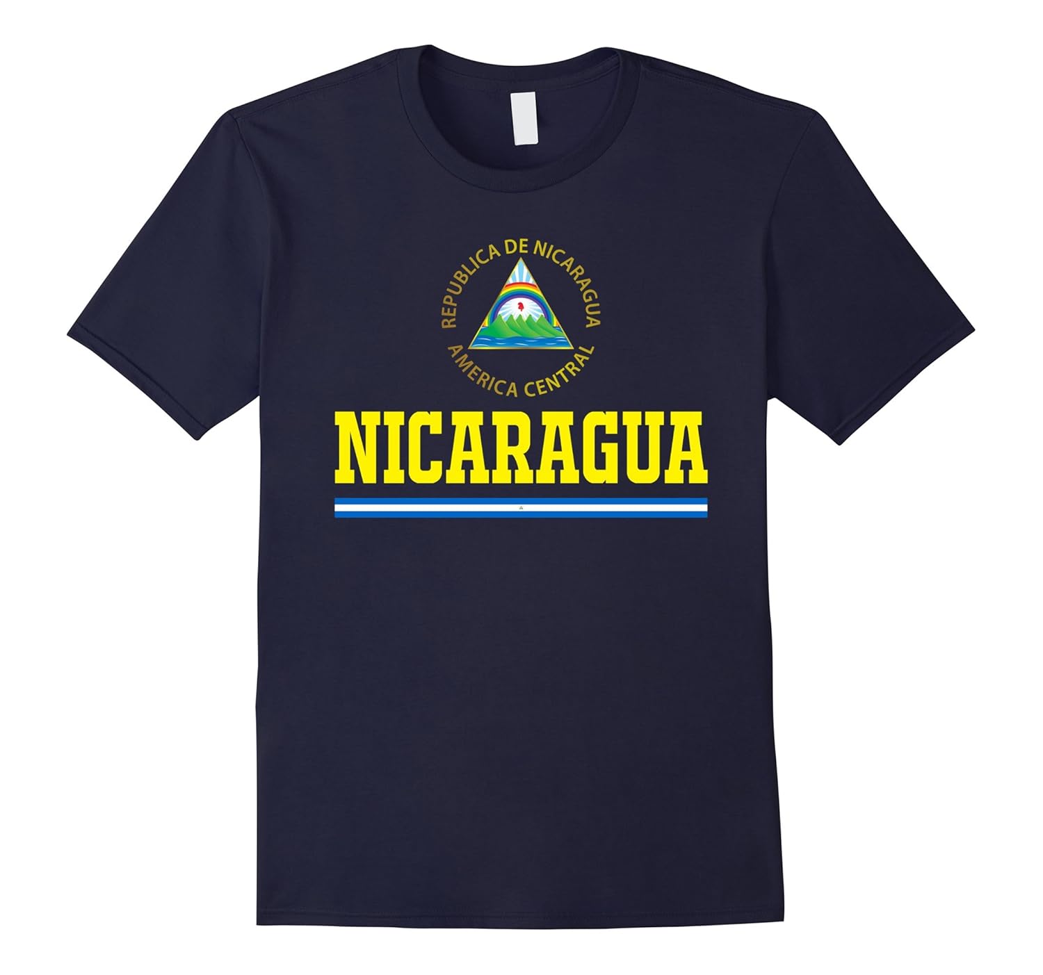 Nicaragua Soccer T-Shirt - Nicaragua Football Jersey 2017-ANZ