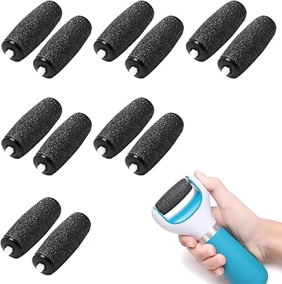 S.F.Pachira 12 Pcs Foot File Replacement Rollers Extra Coarse for Scholl Velvet