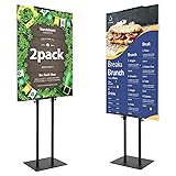 STANDNEE 2PACK Poster Stand Adjustable Poster